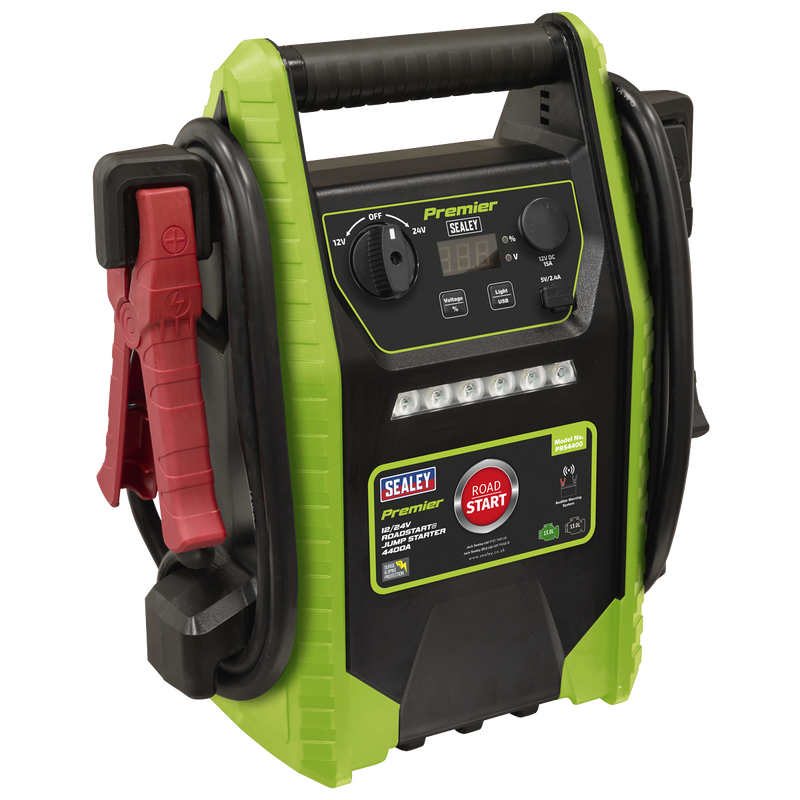 Sealey Premier 12/24V RoadStart Jump Starter 4400A Peak Amps