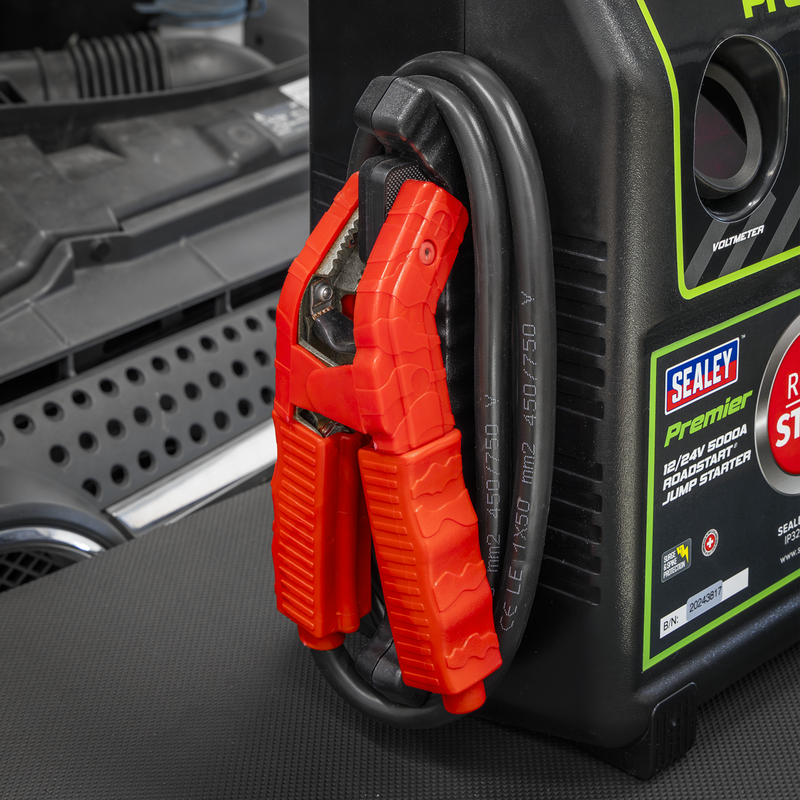 Sealey Premier 12/24V Jump Starter PRS5000 5000A Power