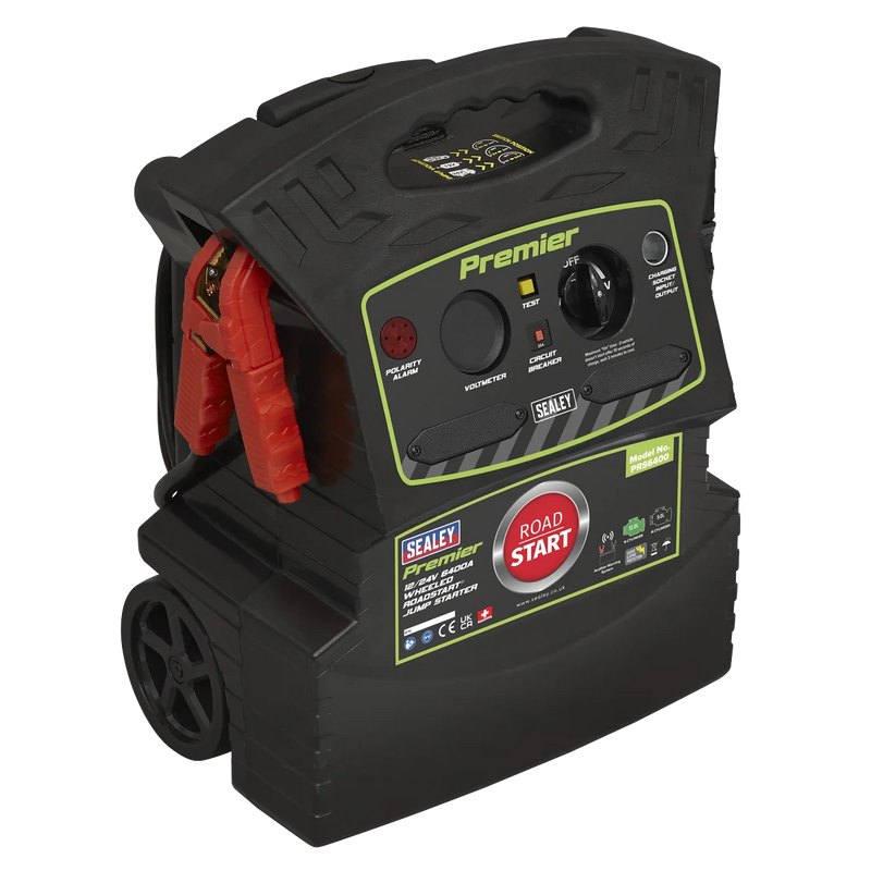 Sealey Premier 12/24V Jump Starter PRS6400 6400A Peak Amps