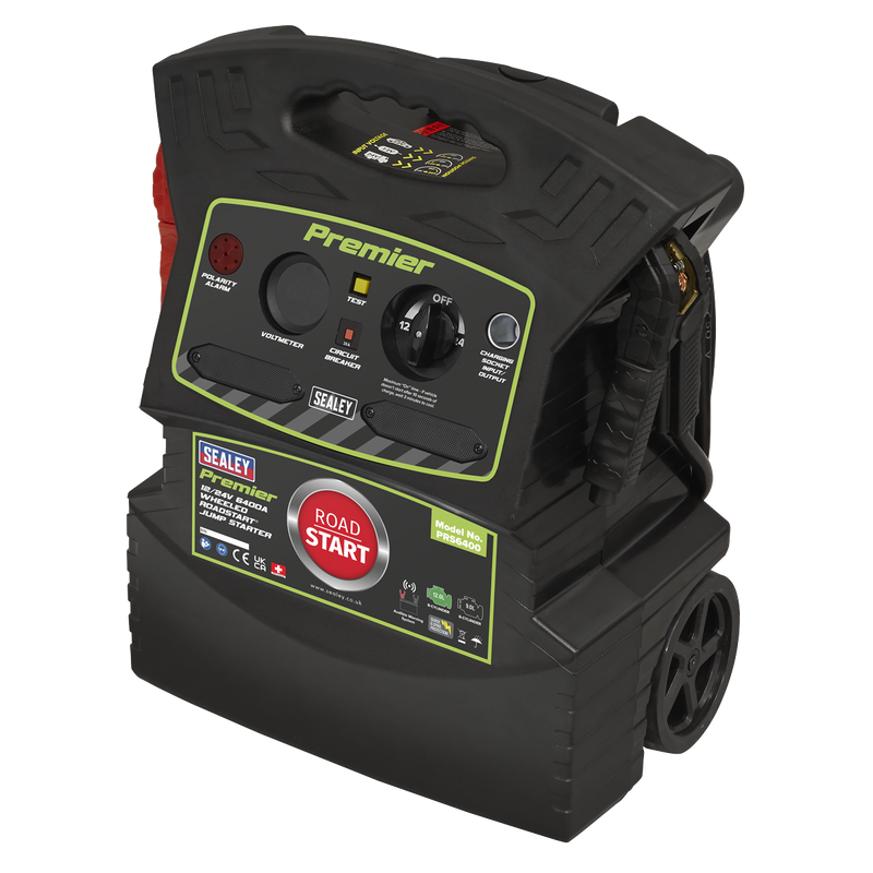 Sealey Premier 12/24V Jump Starter PRS6400 6400A Peak Amps