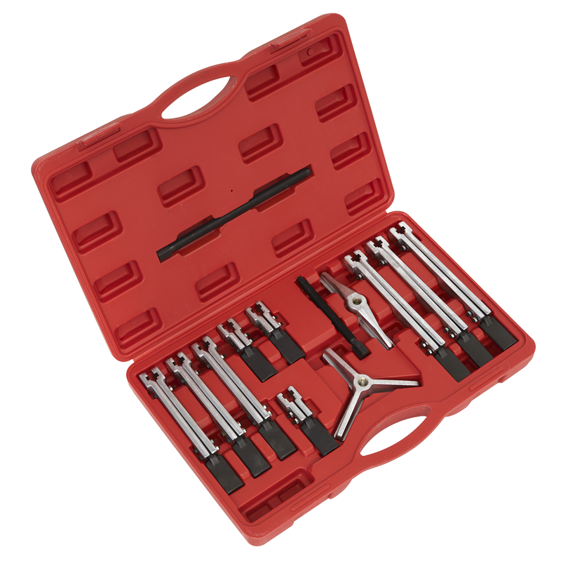 Sealey Bearing & Gear Puller Set 12 Piece, 35-130mm Size/Spread