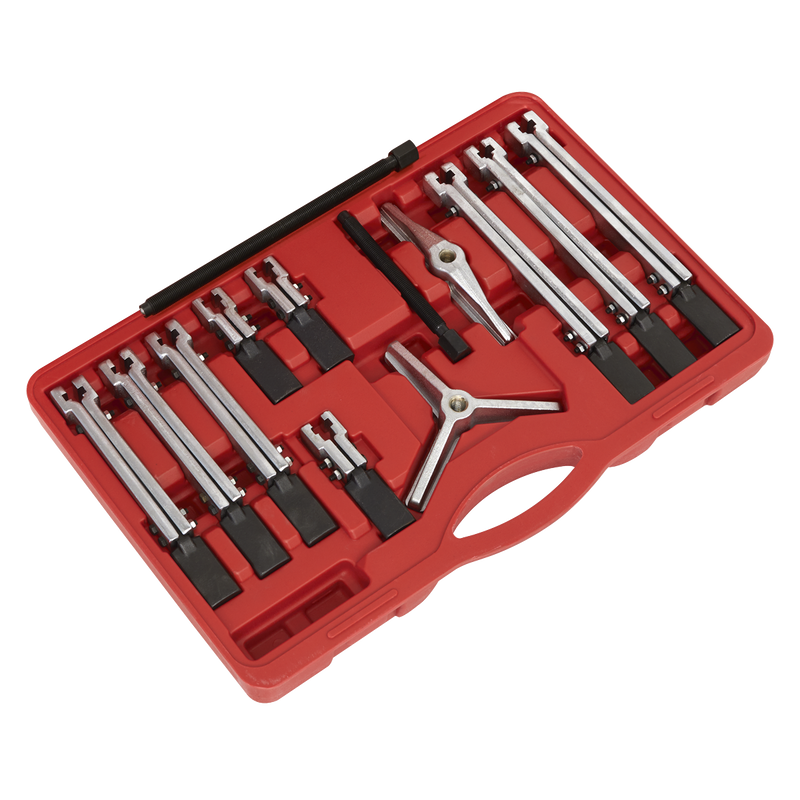 Sealey Bearing & Gear Puller Set 12 Piece, 35-130mm Size/Spread