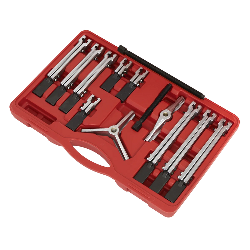 Sealey Bearing & Gear Puller Set 12 Piece, 35-130mm Size/Spread
