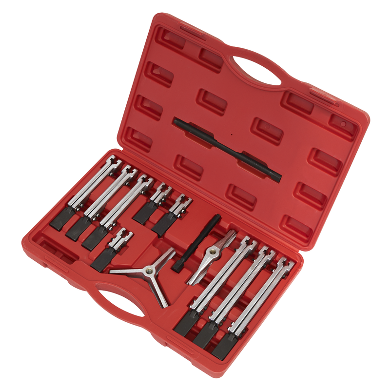 Sealey Bearing & Gear Puller Set 12 Piece, 35-130mm Size/Spread