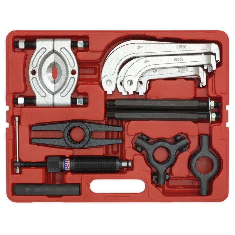 Sealey Hydraulic Puller Set 25 Piece 10 Tonne Capacity