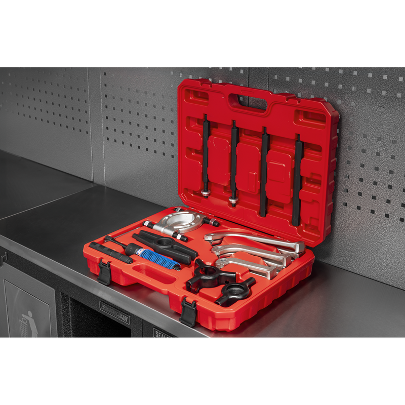 Sealey Hydraulic Puller Set 25 Piece 10 Tonne Capacity