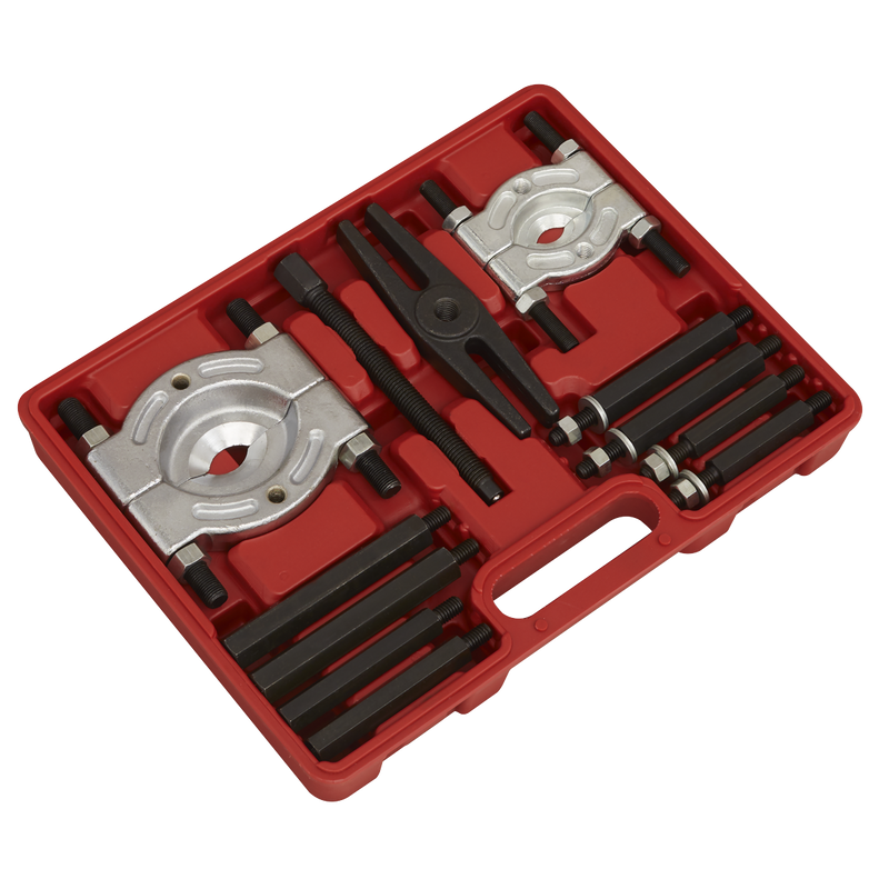 Sealey Mechanical Bearing Separator/Puller Set 12 Piece - Ø25-50mm & Ø45-75mm