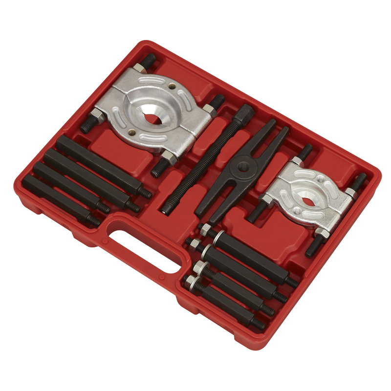 Sealey Mechanical Bearing Separator/Puller Set 12 Piece - Ø25-50mm & Ø45-75mm