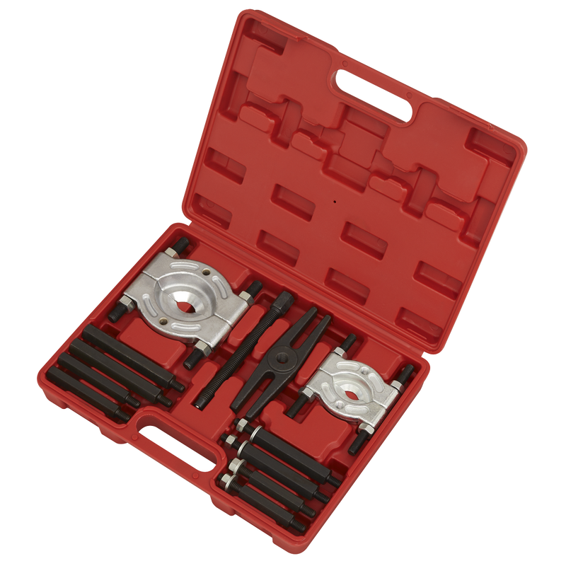 Sealey Mechanical Bearing Separator/Puller Set 12 Piece - Ø25-50mm & Ø45-75mm