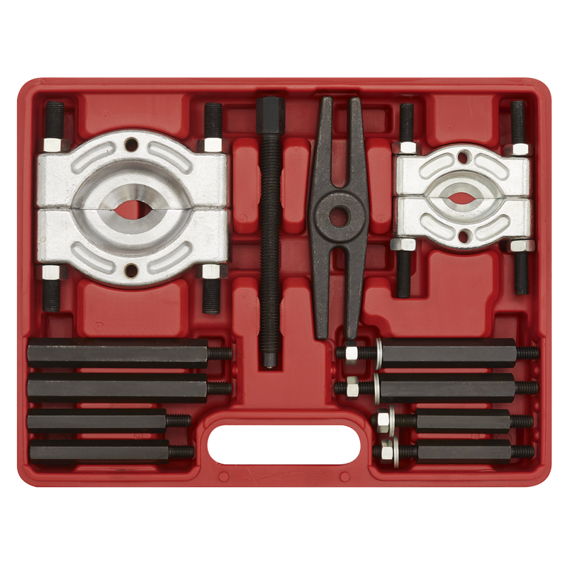 Sealey Mechanical Bearing Separator/Puller Set 12 Piece - Ø25-50mm & Ø45-75mm
