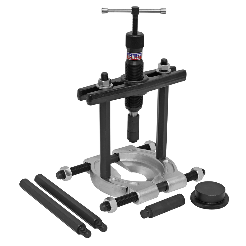 Sealey Hydraulic Bearing Separator/Puller Set 10 Piece PS985 10 Tonne