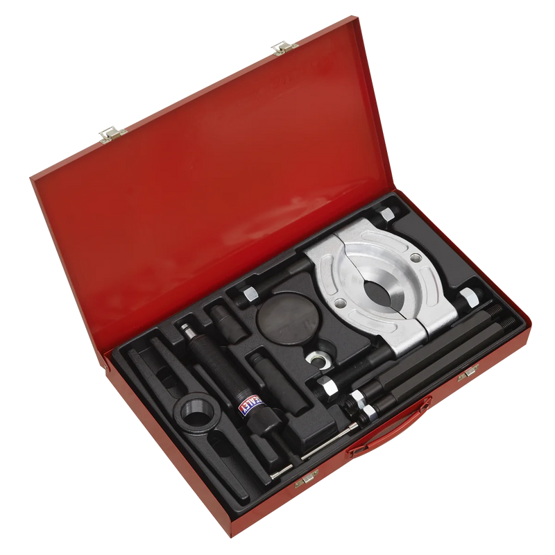 Sealey Hydraulic Bearing Separator/Puller Set 10 Piece PS985 10 Tonne