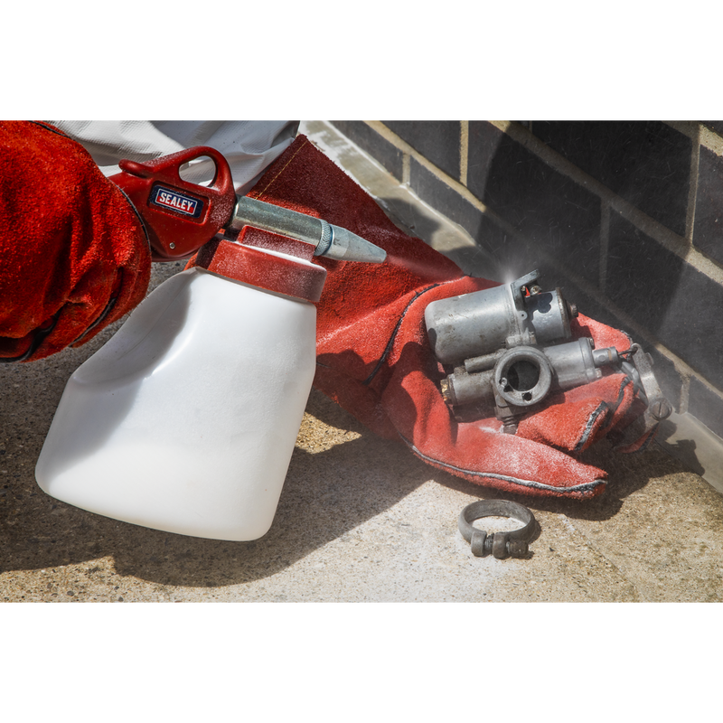 Sealey Portable Soda Blasting Gun PSB05 8.5cfm @ 90psi