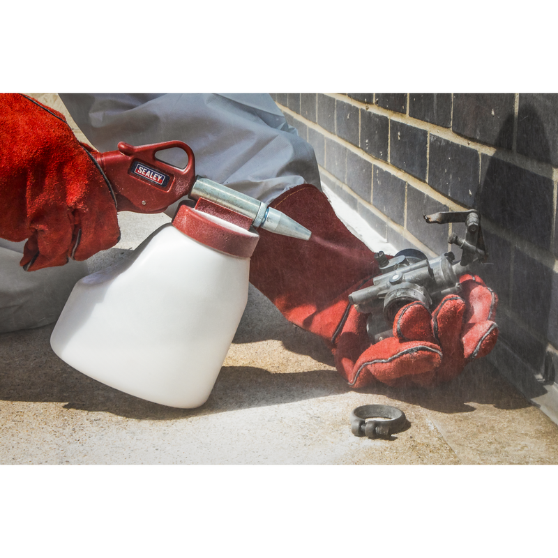 Sealey Portable Soda Blasting Gun PSB05 8.5cfm @ 90psi