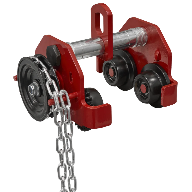 Sealey Geared Trolley 1 Tonne Adjustable 80-146mm