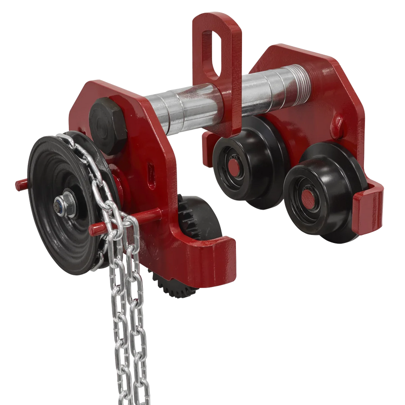 Sealey Geared Trolley 1 Tonne Adjustable 80-146mm