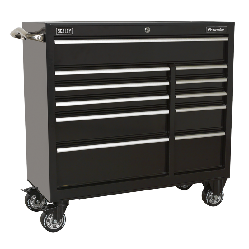 Sealey Premier Heavy-Duty Rollcab 11 Drawer 1055mm - Black