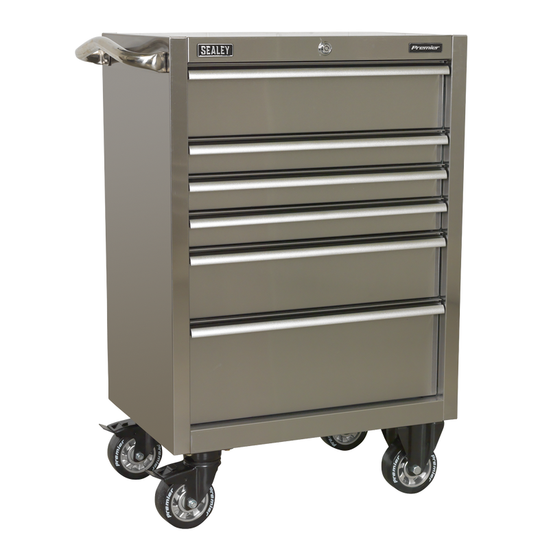 Sealey Premier 6 Drawer Heavy-Duty Rollcab 675mm Tool Chest