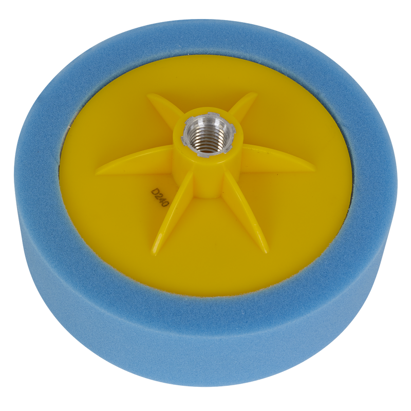 Sealey Buffing & Polishing Foam Head 150x50mm 5/8"UNC - Blue