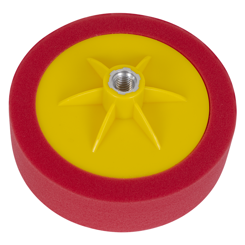 Sealey Buffing & Polishing Foam Head 150mm M14 x 2mm Red