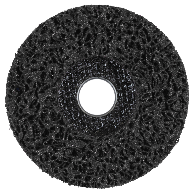 Sealey Polycarbide Abrasive Strip Disc 115mm Ø22mm Bore - Box of 10