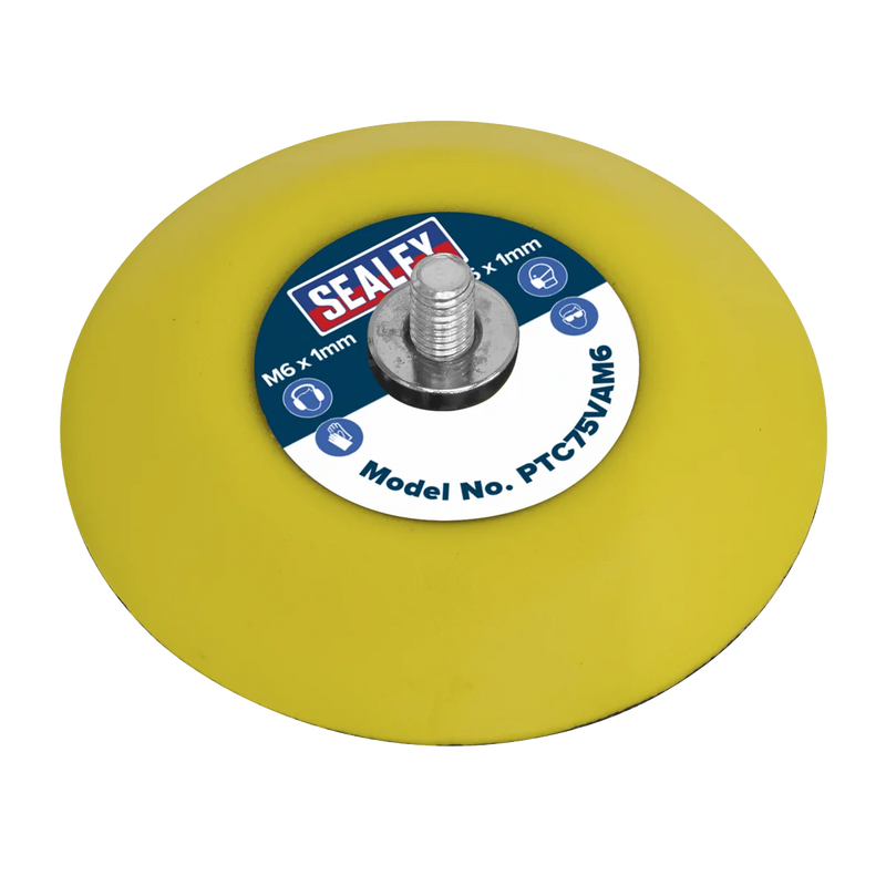 Sealey Backing Pad Ø71mm M6 x 1mm for Power Tools