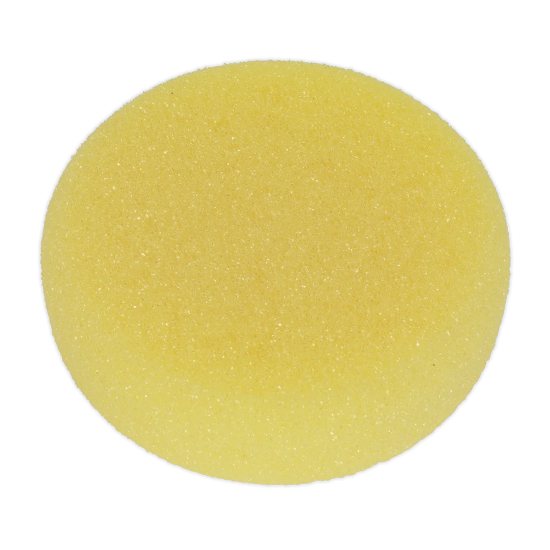 Sealey Hook-and-Loop Buffing & Polishing Foam Head 150 x 50mm - Yellow/Coarse