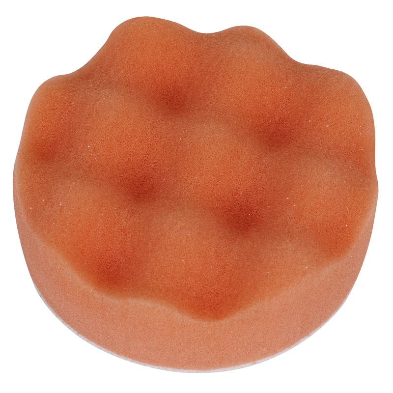 Sealey Hook-and-Loop Buffing Foam Head 80mm x 25mm Orange