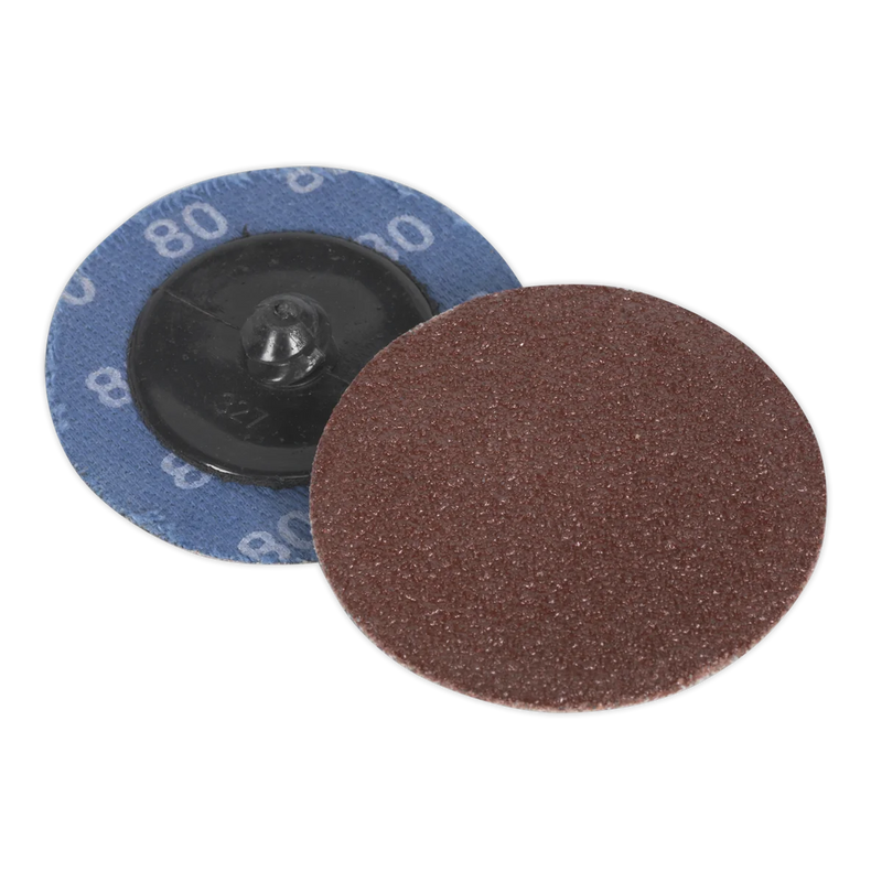 Sealey Sanding Disc 50mm 80Grit Pack of 10