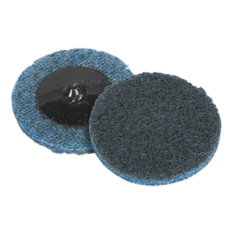 Sealey Quick Change Preparation Pad 50mm Fine Pack of 10