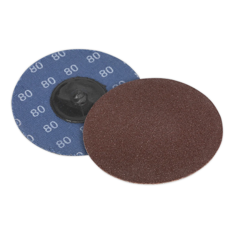 Sealey Sanding Disc 50mm 80Grit Pack of 10