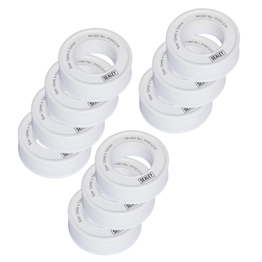 Sealey PTFE Thread Sealing Tape 12mm x 12m