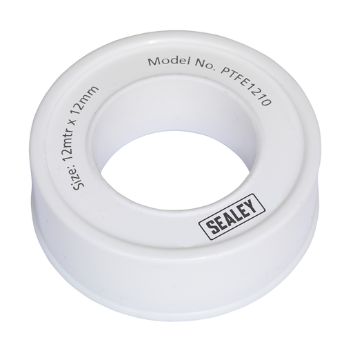 Sealey PTFE Thread Sealing Tape 12mm x 12m