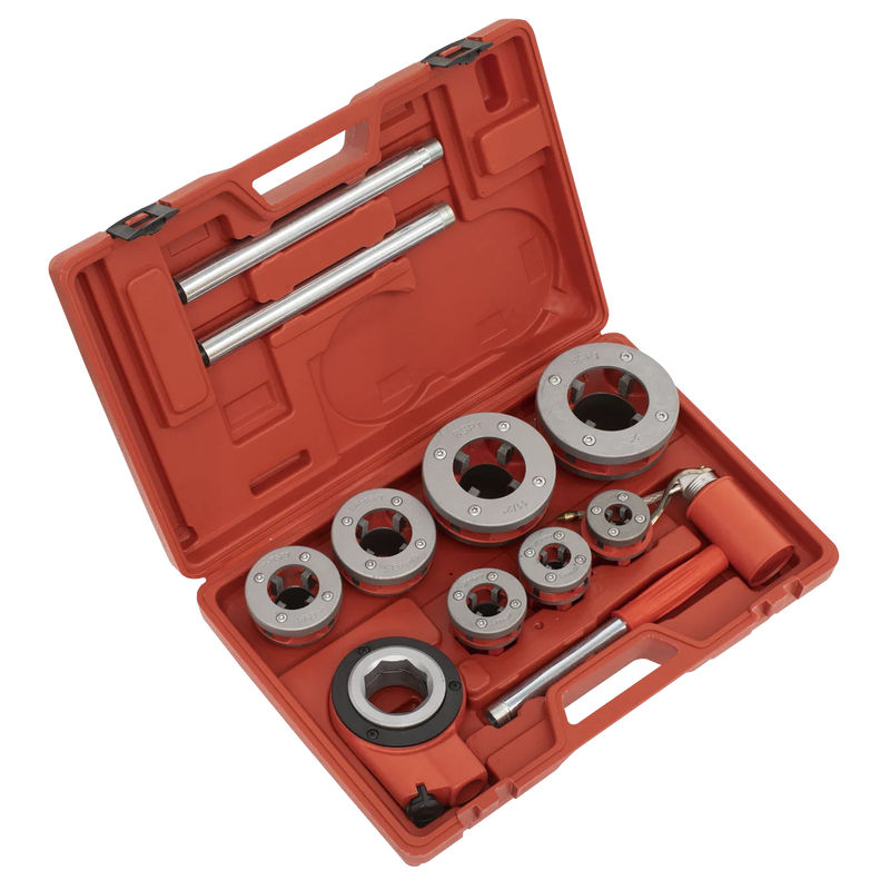 Sealey Pipe Threading Kit 3/8"-2" BSPT PTK992
