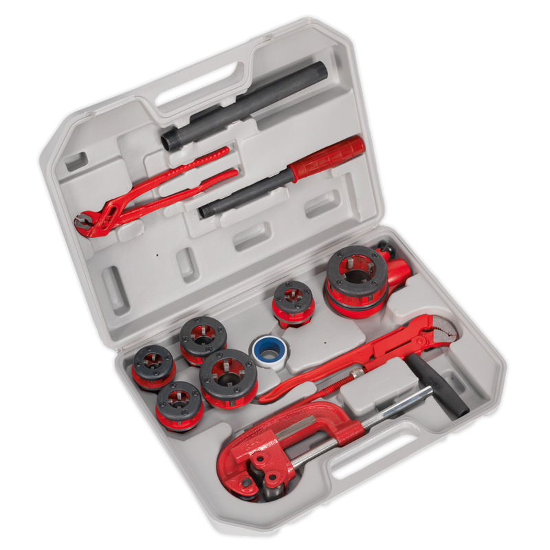 Sealey Pipe Threading Kit 1/2" - 1-1/4" BSPT PTK991