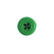 Sealey Numberplate Screws 4.8 x 18mm Green Pack of 50