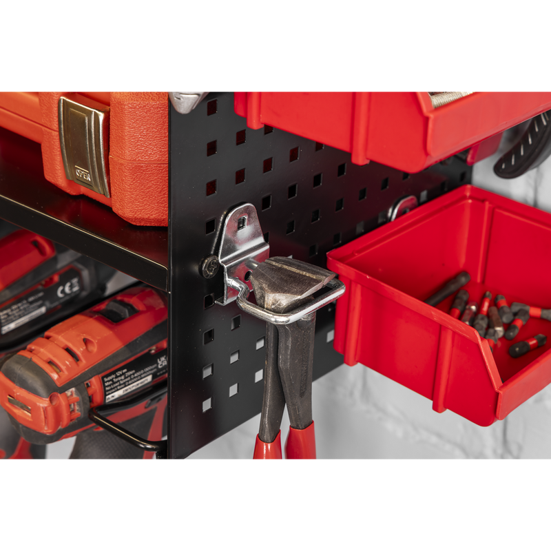 Sealey PTSR4 Power Tool Storage Rack with 3 Shelves