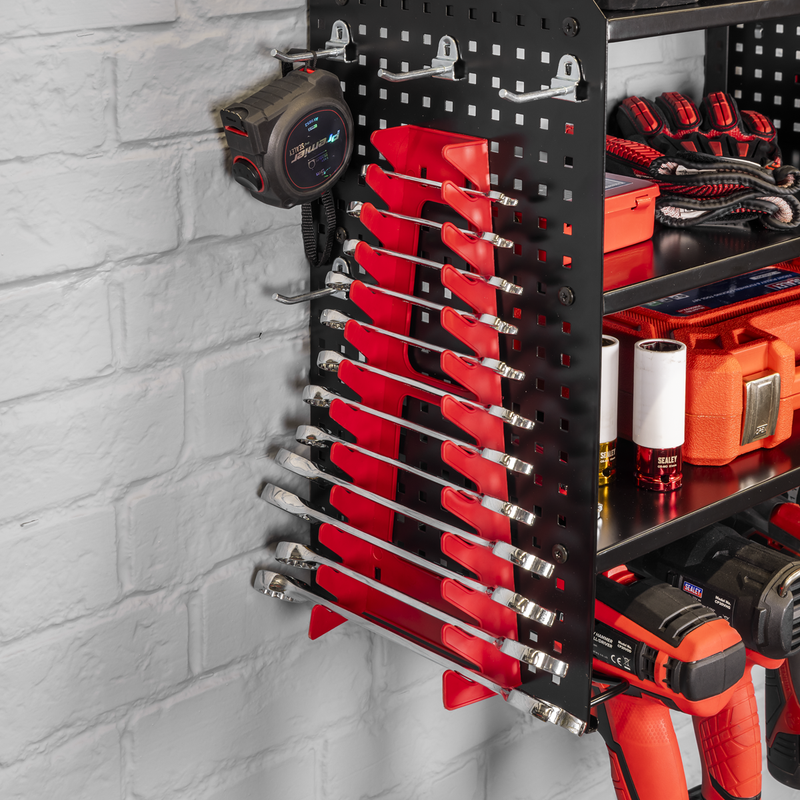 Sealey PTSR4 Power Tool Storage Rack with 3 Shelves