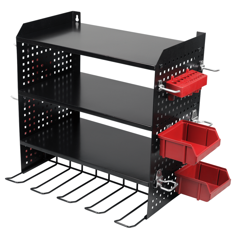 Sealey PTSR4 Power Tool Storage Rack with 3 Shelves