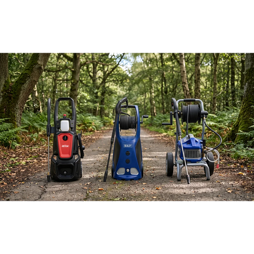 Sealey Pressure Washer PW3500 140bar 2100W with Rotablast Nozzle