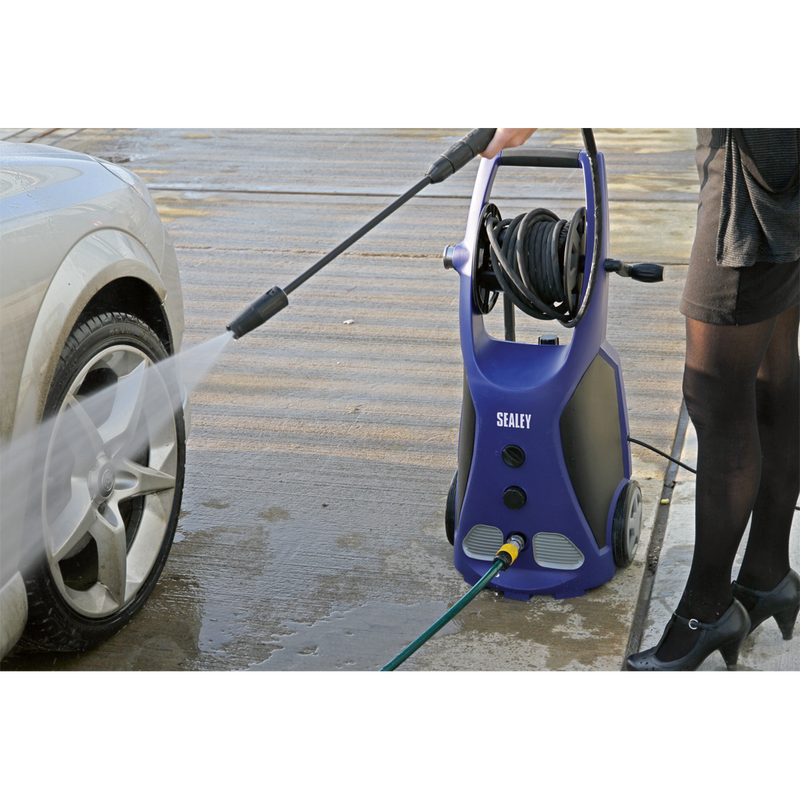 Sealey Pressure Washer PW3500 140bar 2100W with Rotablast Nozzle