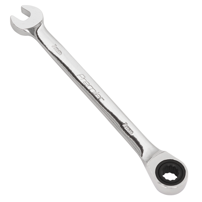 Sealey Premier Combination Ratchet Spanner 6mm 139mm Length