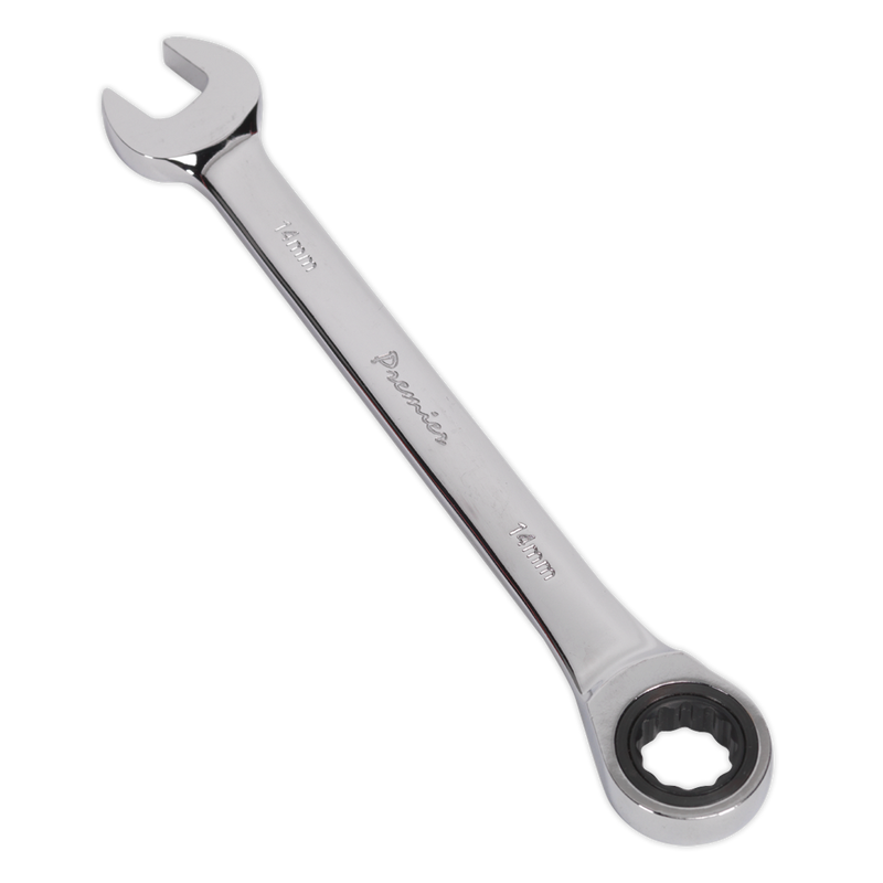 Sealey Premier Combination Ratchet Spanner 6mm 139mm Length