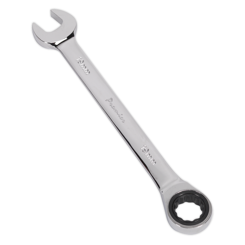 Sealey Premier Combination Ratchet Spanner 6mm 139mm Length