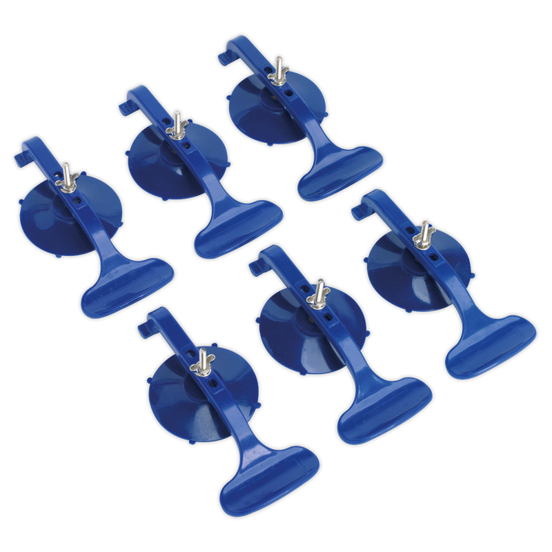 Sealey Suction Clamp Set 6 Piece 180mm