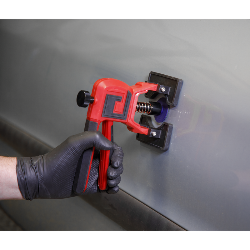 Sealey Hot Glue Paintless Dent Repair Kit RE105 with 360° Puller Tool