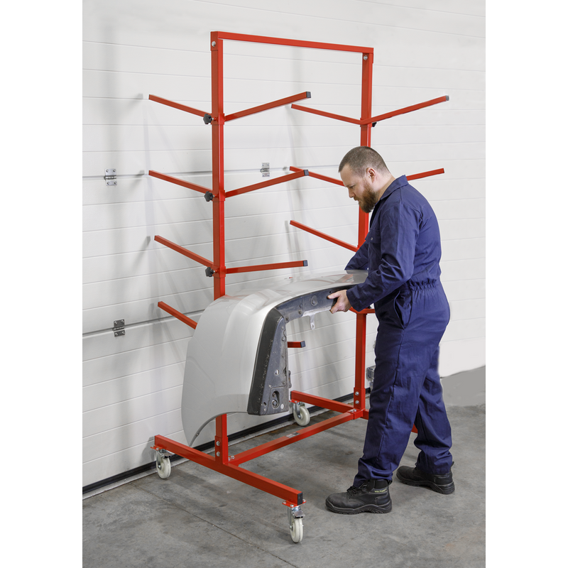 Sealey 4-Level Double-Sided Bumper Rack 160kg Capacity
