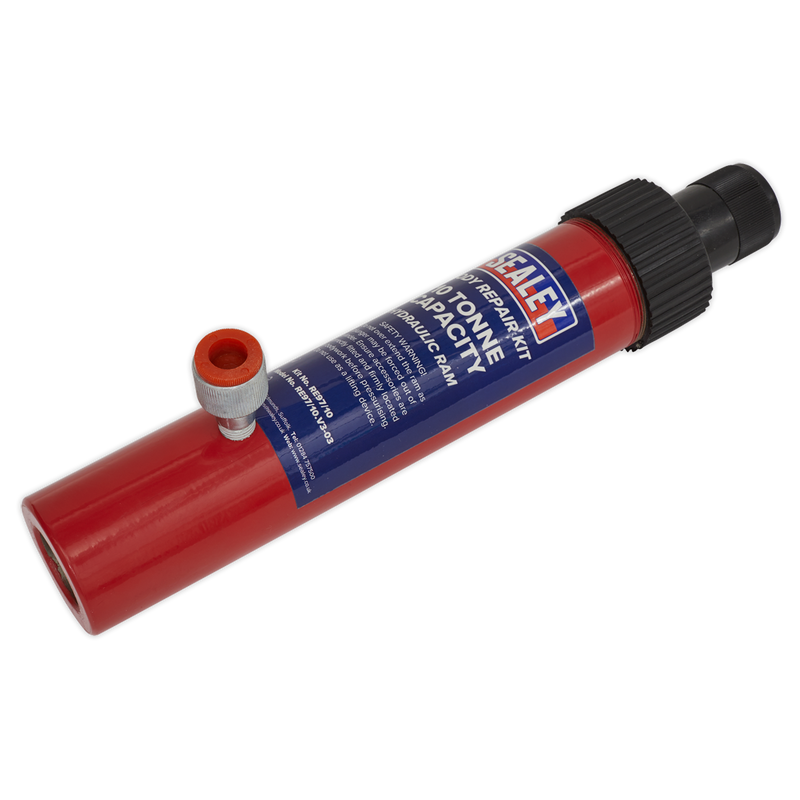 Sealey Snap Push Ram with Pump & Hose Assembly 10 Tonne