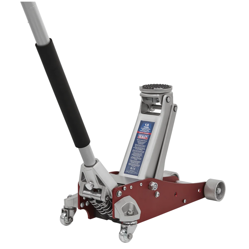 Sealey Trolley Jack RJAS1500 1.5 Tonne Aluminium/Steel