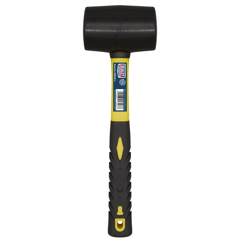 Sealey Premier Rubber Mallet 1.5lb Fibreglass Shaft RMB150